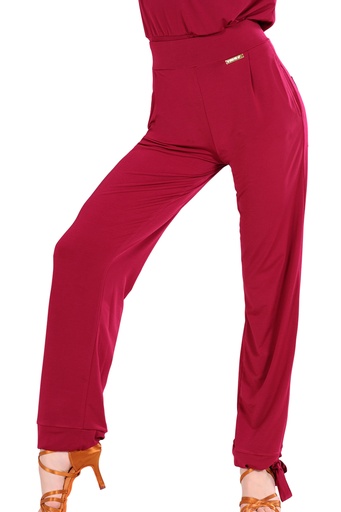 [1JL231401XSWIN-12900] Women's dance pants "CELINE" wine (XS)